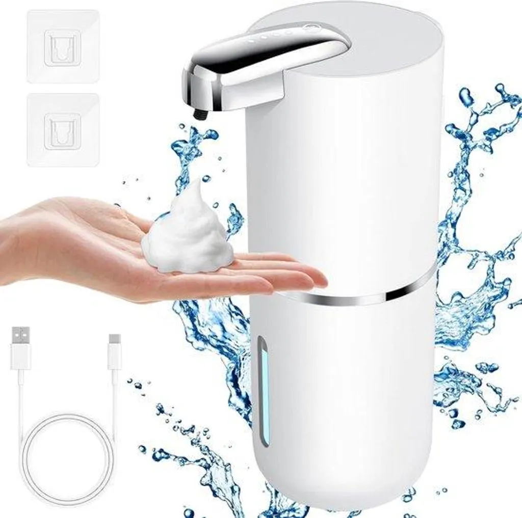 Distributeur de savon automatique 400ml - Capteur Infrarouge Sans Contact
