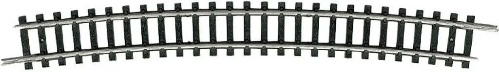 Minitrix 14928 Rail Courbe R6 15° en Lot de 10 Pièces pour Train N