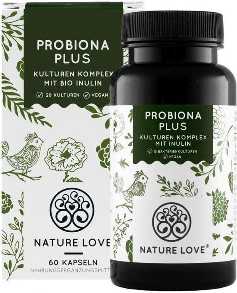 Nature Love® Probiona PLUS | 60 Kapseln | MHD: 09/2024 Produktbild 