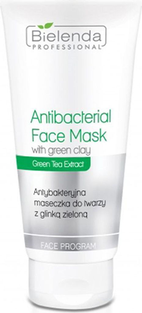 Bielenda Professionelle antibakterielle Maske mit grüner Produktbild 