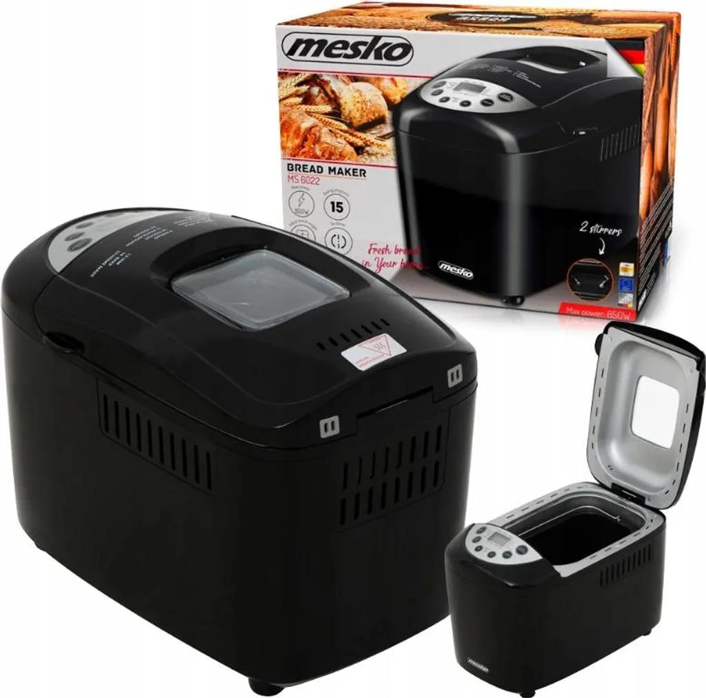 Offerta Mesko MS 6022 | Macchina per il Pane 850W Nera - Prezzo Top - 15