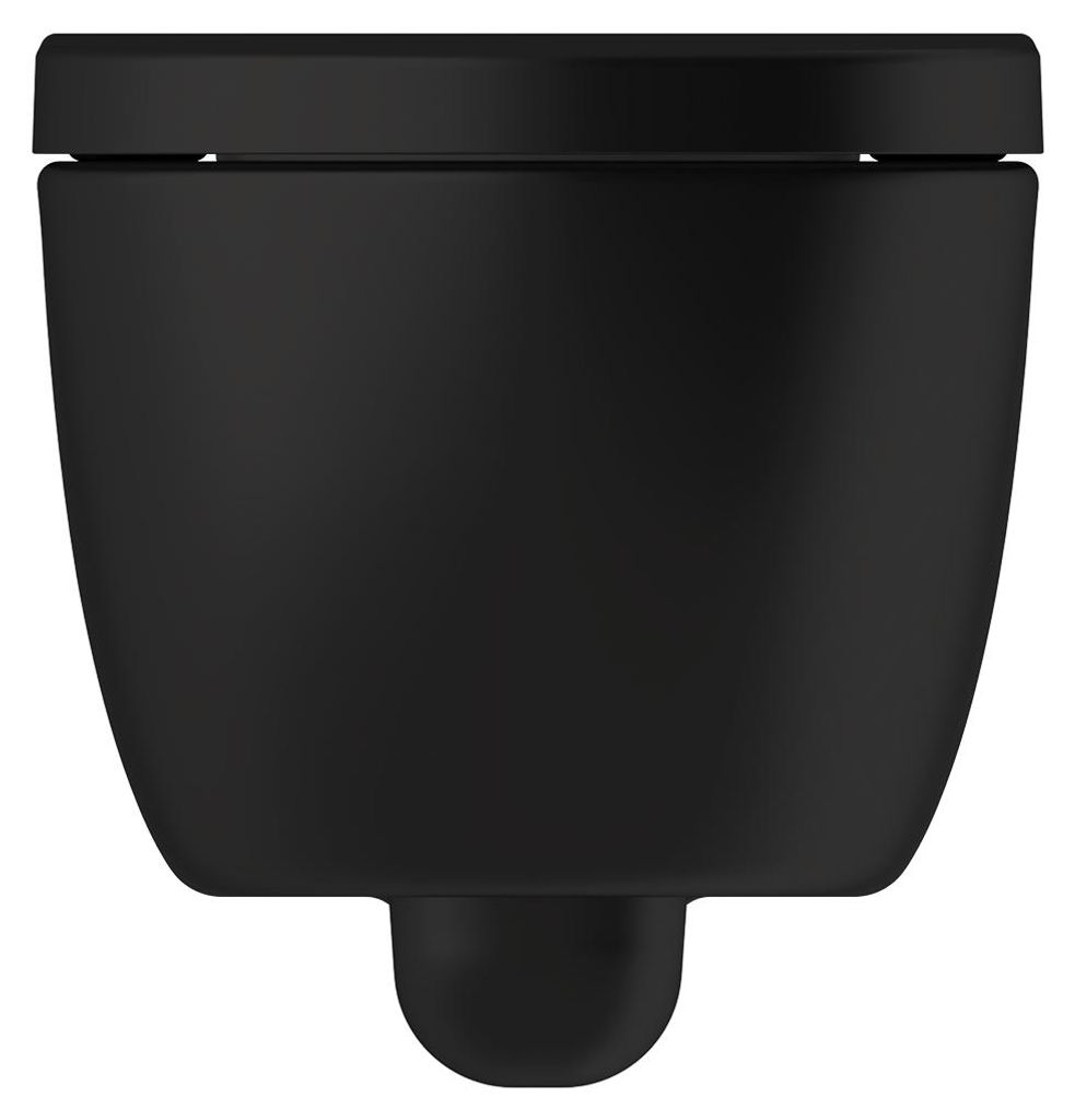 Soho Whirlflush Hänge Wand WC Spülrandlos Toilette Schwarz Produktbild 