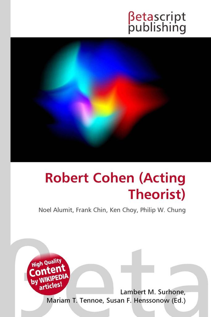 Robert Cohen (Acting Theorist)
