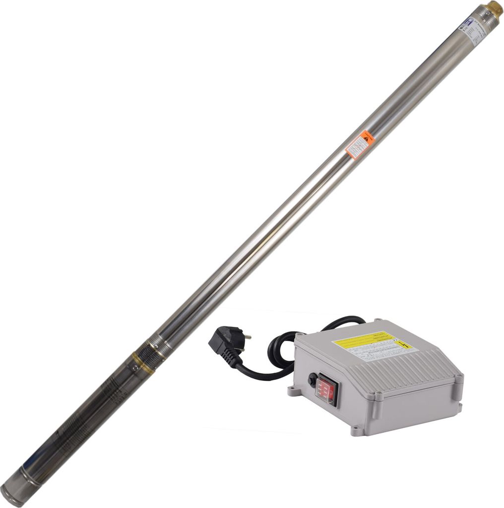 Agora-Tec 3 Zoll Brunnenpumpe Tiefbrunnenpumpe 1100W 30m Kabel