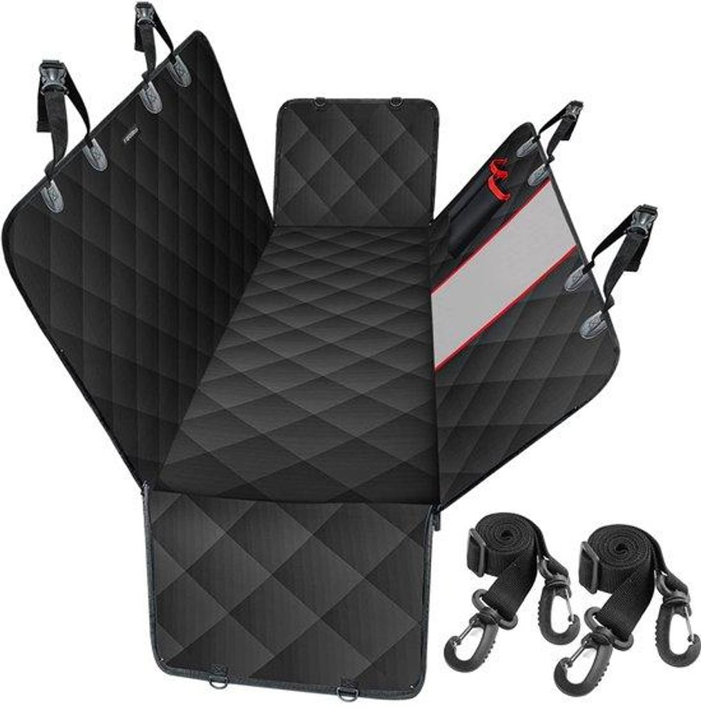 Hundedecke Auto-Hinterbank schwarz 137x147cm wasserdicht