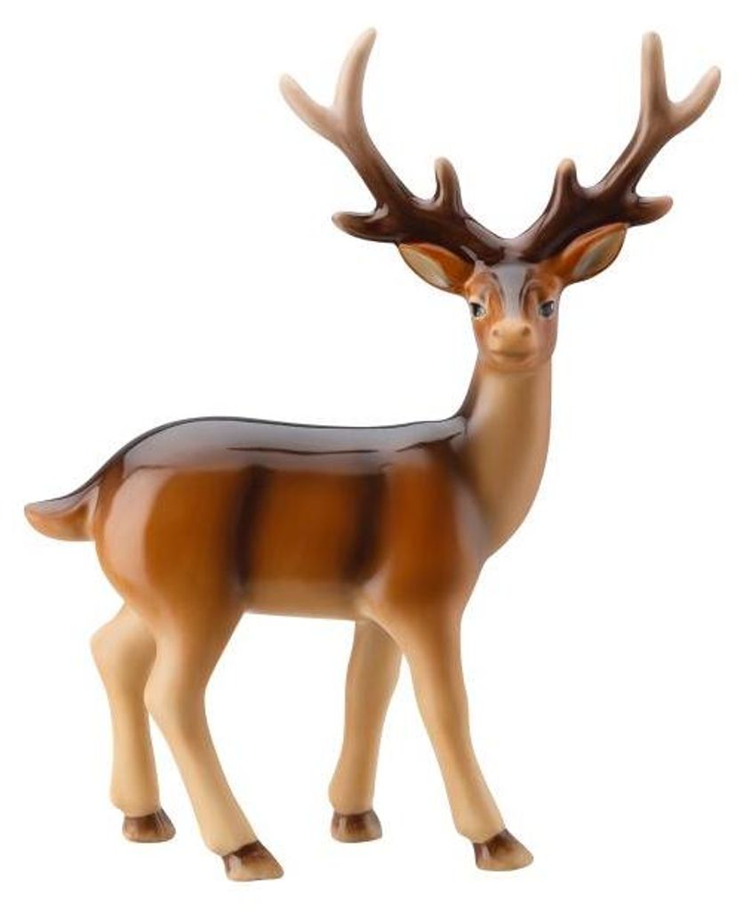 Hutschenreuther Cozy Winter Dekoriert Figur Hirsch Productafbeelding 