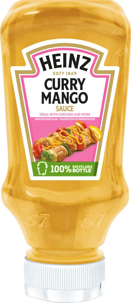 Heinz Curry Mango Sauce fruitée crémeuse piquante 220ml Image du produit 
