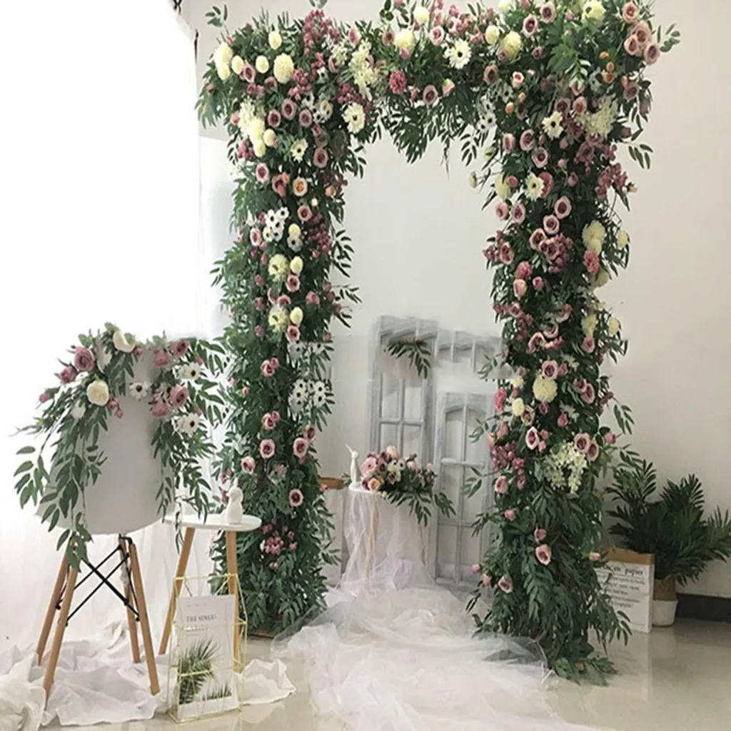 Support de fond pour arche de mariage | Structure en métal doré 105cm - 4