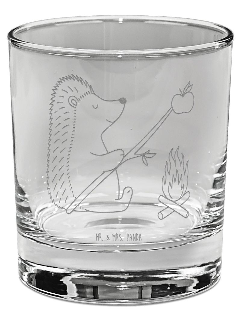 Mr. & Mrs. Panda Tumbler Igel Grillen - Transparent - Geschenk, Motivation, Whiskyglas, Spruch, Ziele, Whisky, Scotch Glas, Gute Laune, Sinn Des Le...