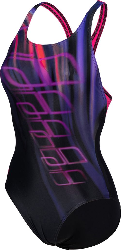 arena Shading Badeanzug Damen Womens Swimmsuit Swim Pro Back, Farbe:Schwarz, Größe:40