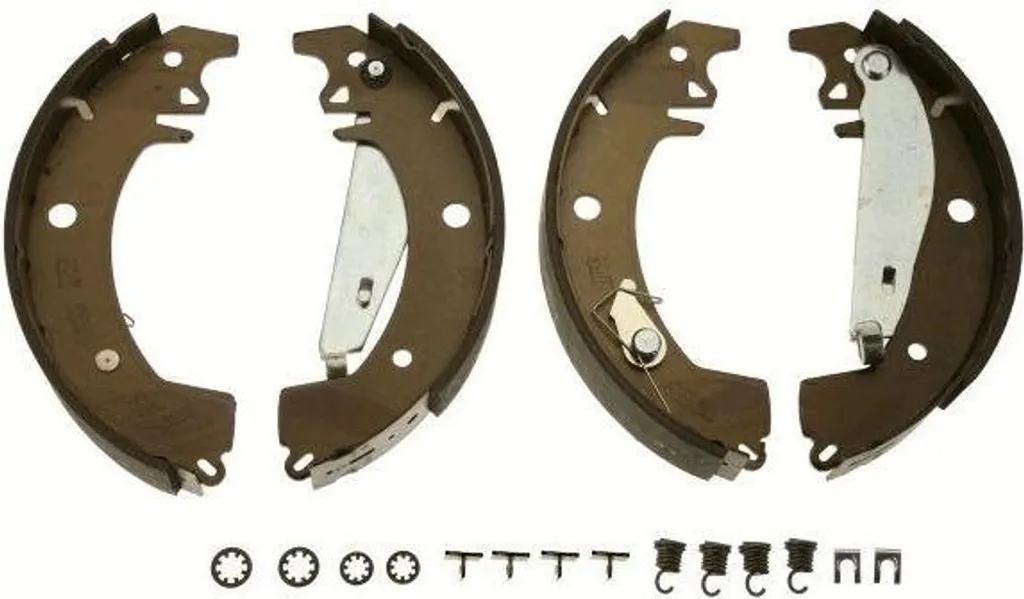 Set Ganasce Freno TRW GS8154 - Sistema Bendix 255x46 - OE 9109408