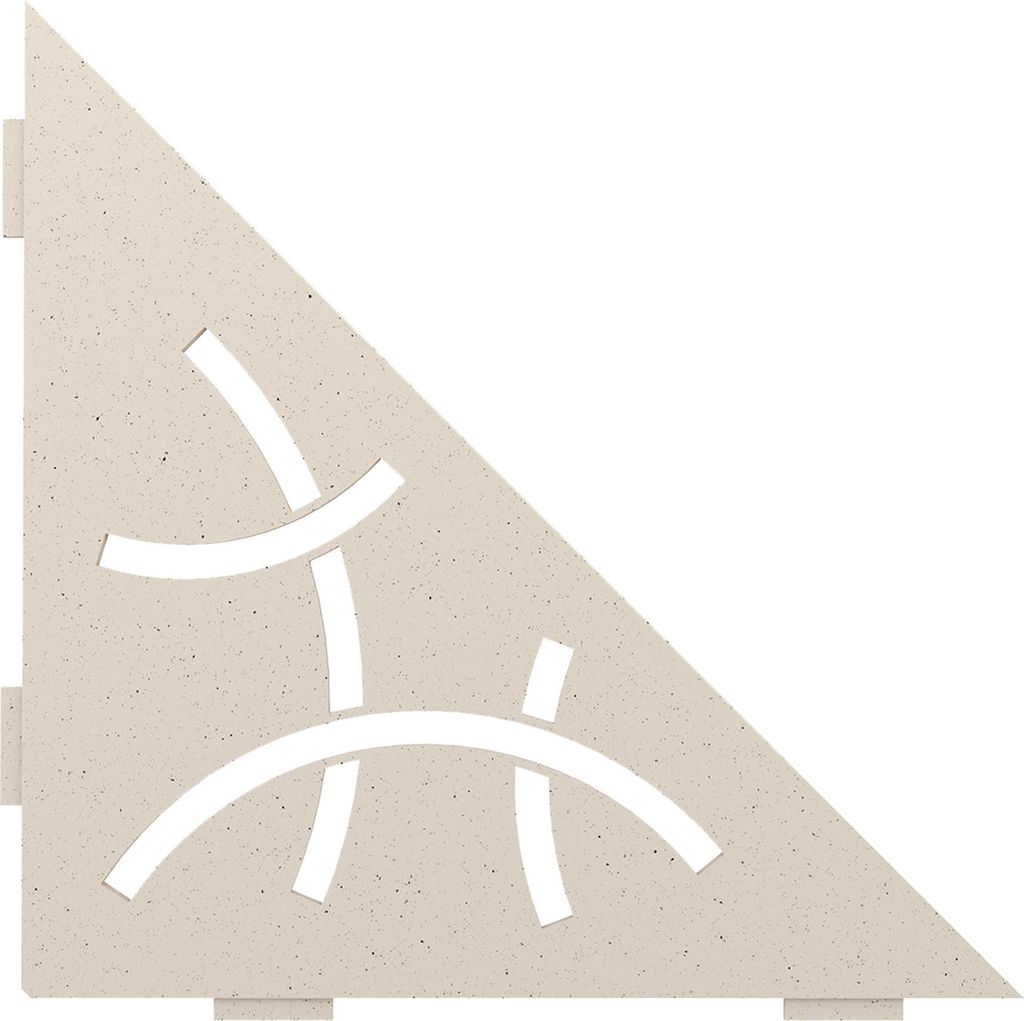 Schlüter SES1D6TSI-S1 Ablage Curve 210x210mm Elfenbein Immagine del prodotto 