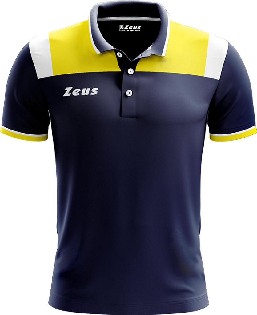 2XL|Zeus Vesuvio Herren Polo-Shirt gelb