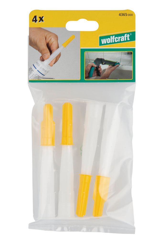 Wolfcraft 4x hroty na kartuše s nasazovacími uzávěry Obrázek produktu 