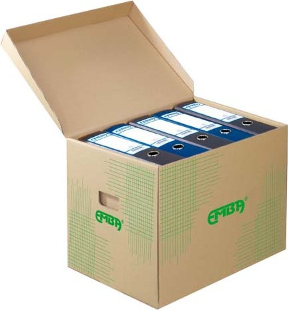Krabice archivační Emba UB3, 425x330x300 mm, otevírání Zdjęcie produktu 