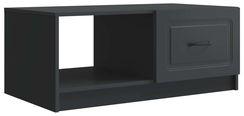 Couchtisch Schwarz 90 x 50 x 37 cm Holzwerkstoff