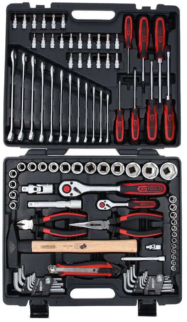 KS Tools universele gereedschapset, 97-delig, 1/4", 3/8" en Productafbeelding 