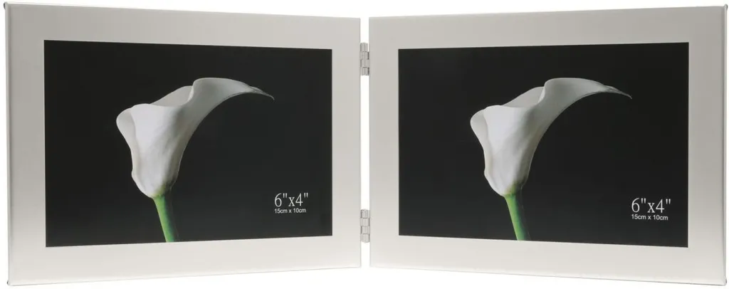 Cornice Doppia Orizzontale Samana 10x15 cm | Portafoto Legno Design