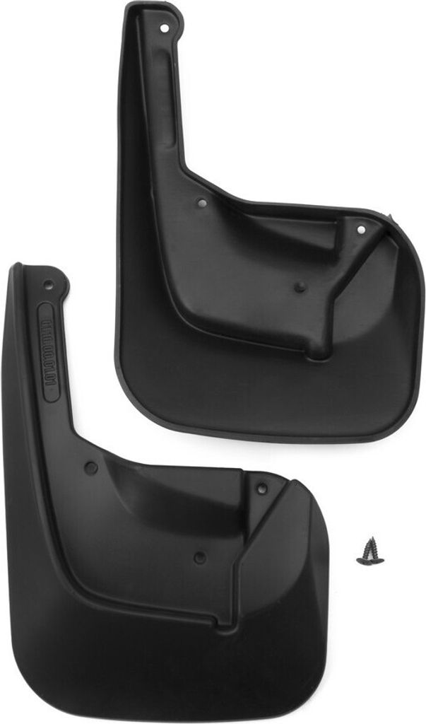FROSCH Passgenaue Gummi Schmutzf?nger Spritzschutz Kotfl?gel Vorne kompatible mit SSANGYONG Actyon, 2012->, SUV 5 T?ren, 2 Teileg mit Befestigung
