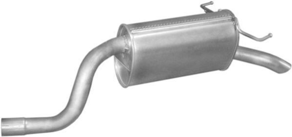 POLMO 07.515 Endschalldämpfer für FIAT PUNTO (188) Auspuff