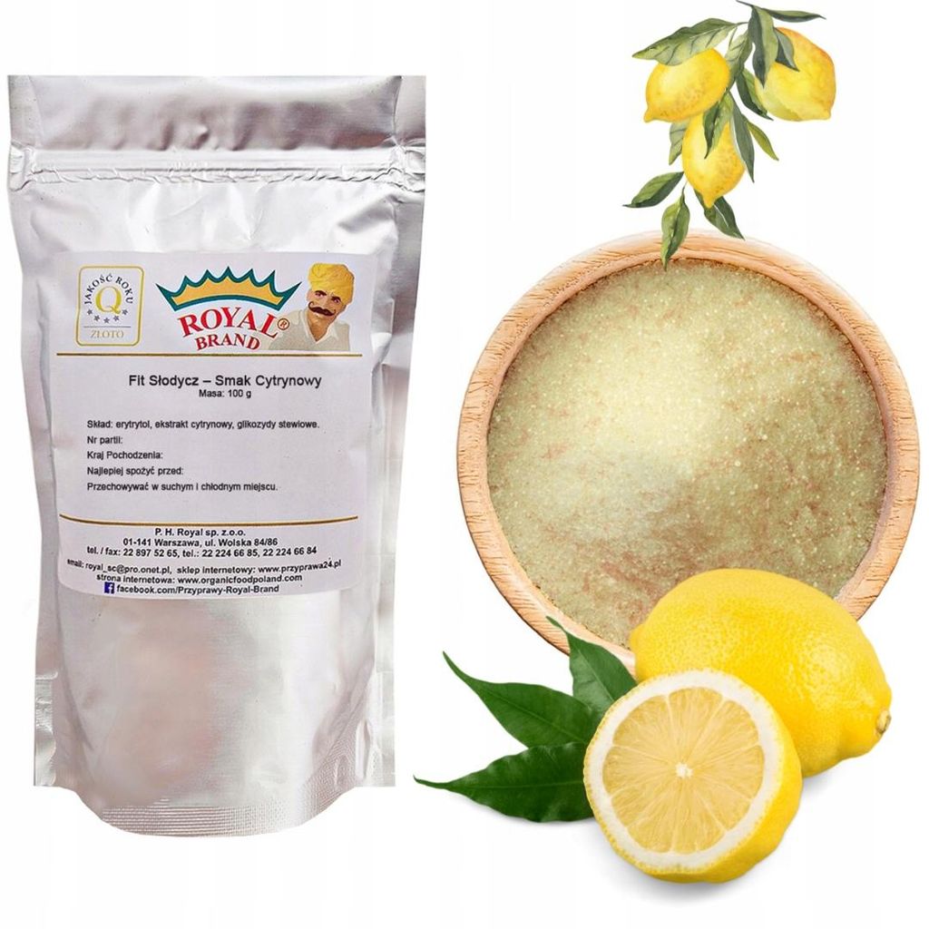 FIT LEMON SWEET GOOD Keto Natürliches Süßungsmittel 100g Royal Brand
