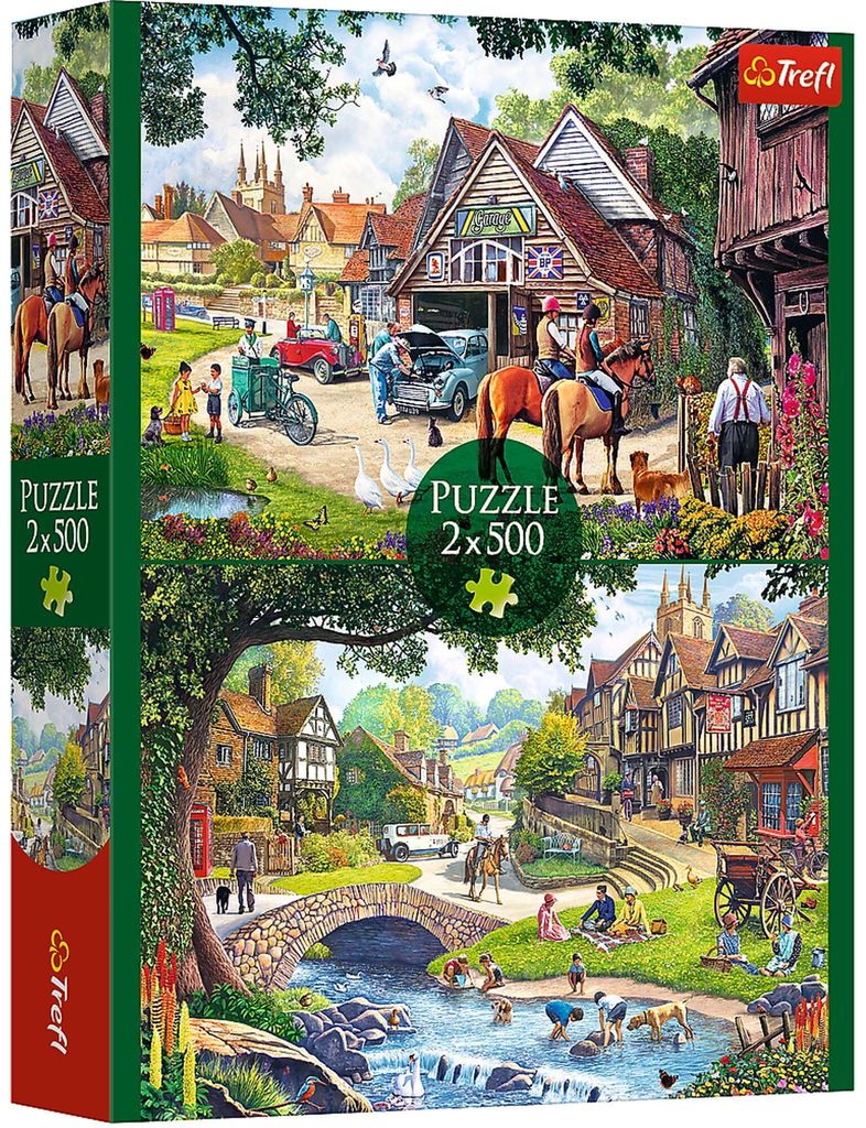 Trefl TREFL Puzzle set Idyllic life, 2x500 pcs Image du produit 