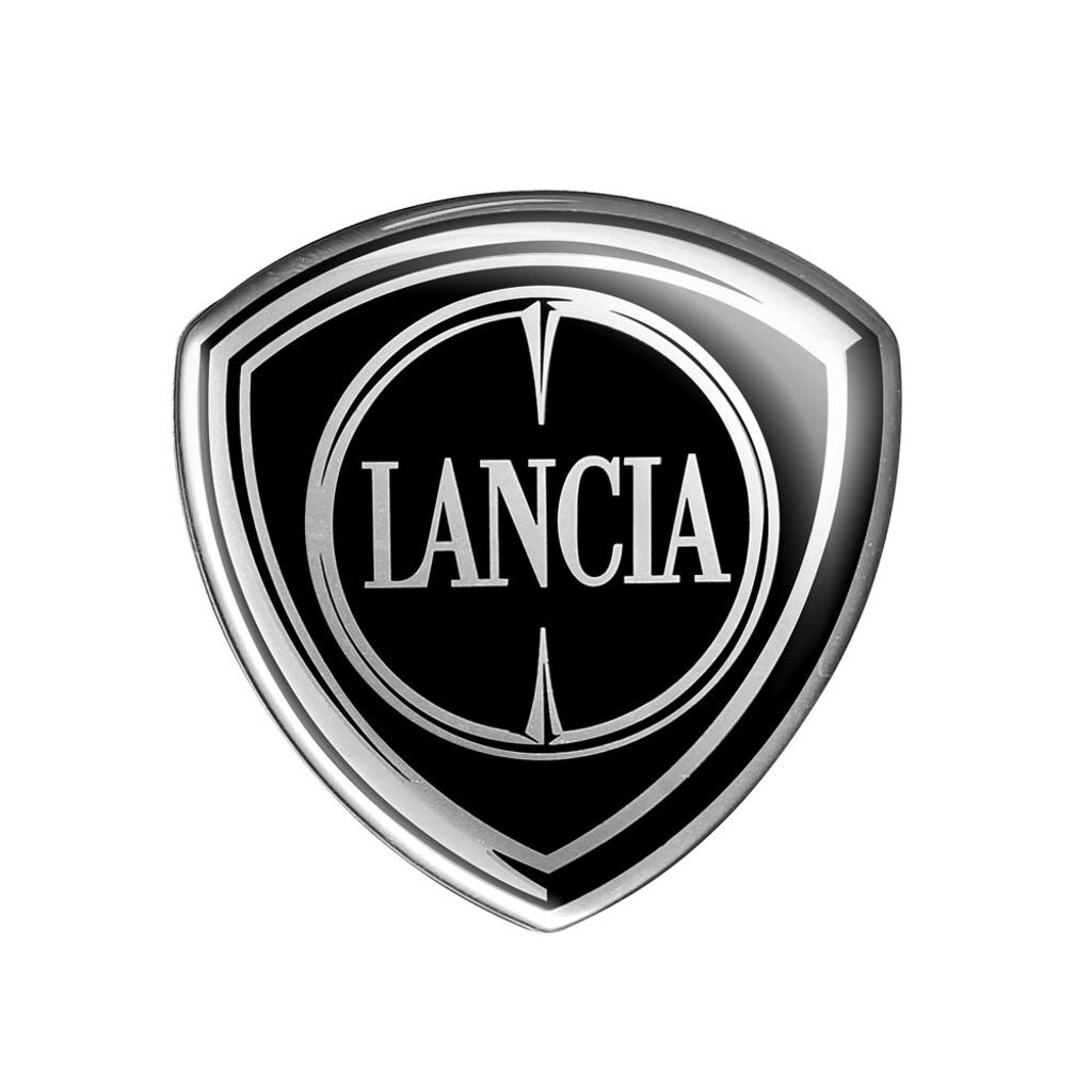 Lancia 3D Aufkleber Ersatzteil Logo Offizielles Wappen, Produktbild 