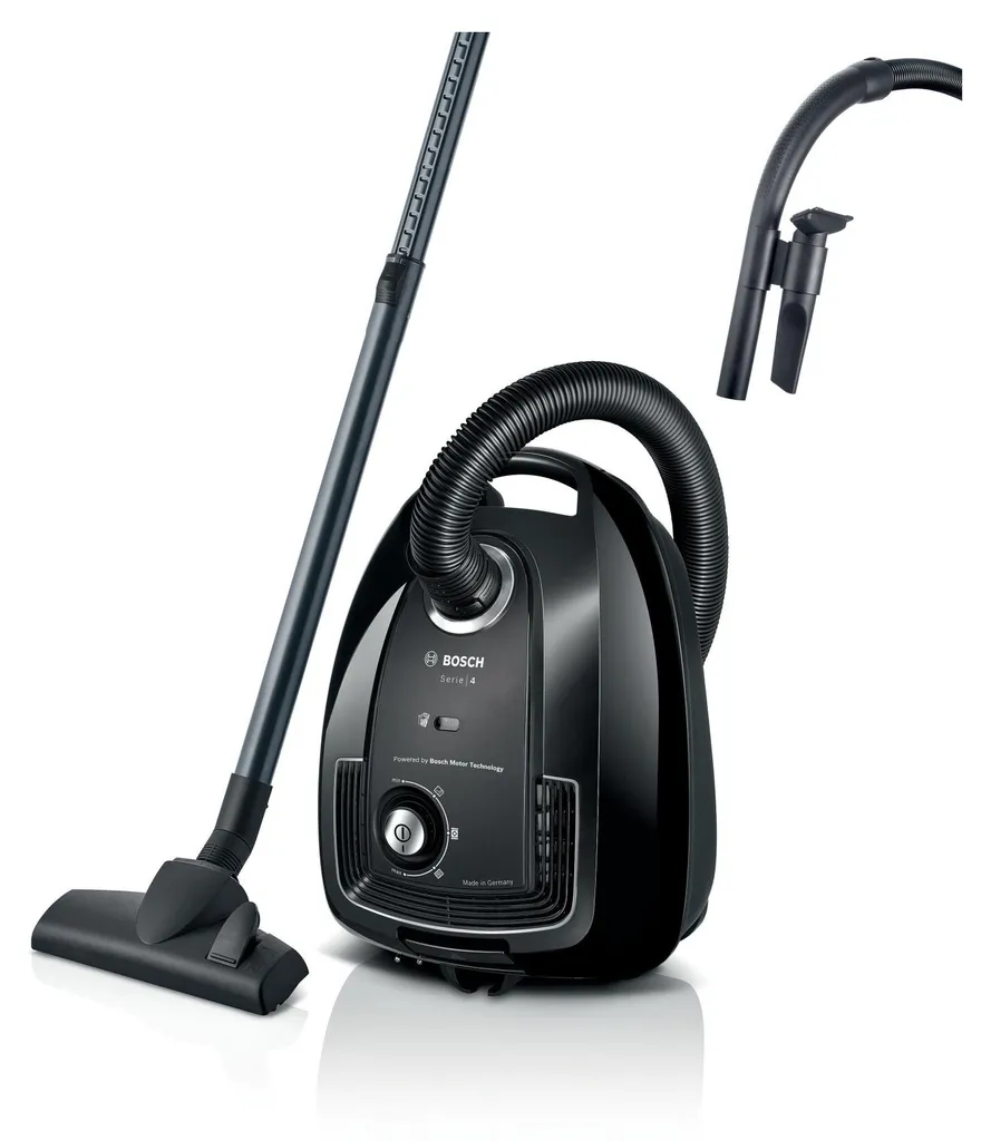 Bosch BGB38BA1 aspirateur avec sac 600 W moteur haute performance noir