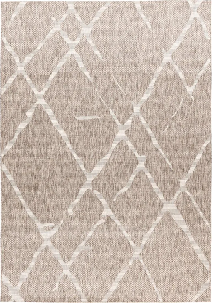Tapis Polyvalent pour Balcon et Salon - My Tallinn 540 Taupe 120 x 170