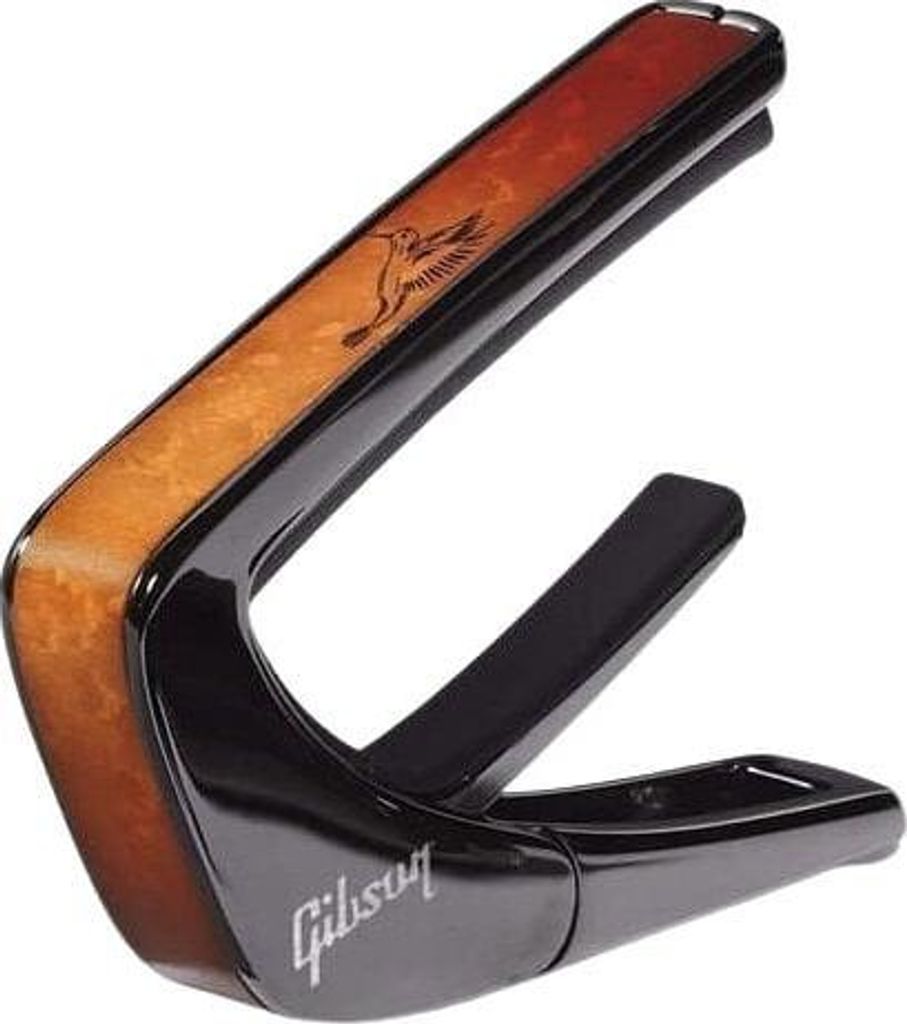 Thalia Gibson Hummingbird Humminbgird-Black Chrome Kapodaster für Akustikgitarre