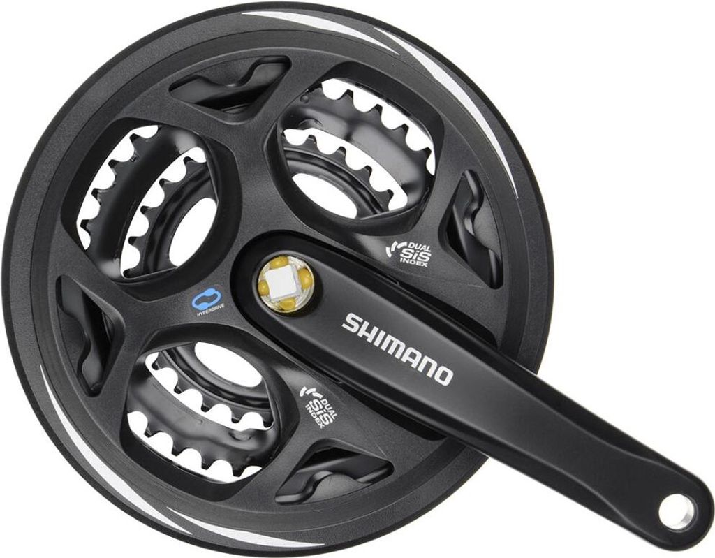 SHIMANO Altus, guarnitura, nero, SH-EFCM311C888CL Immagine del prodotto 