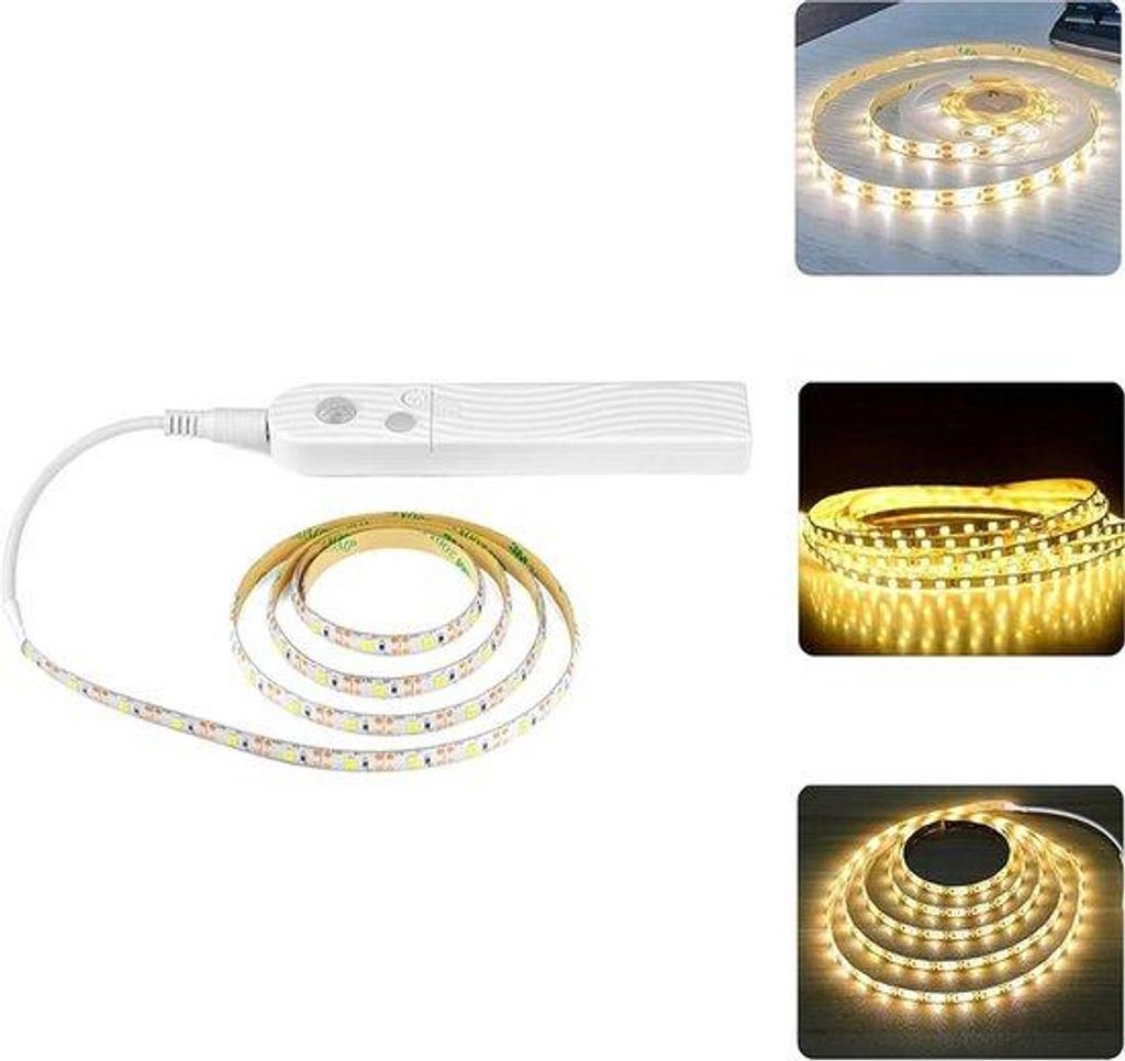 Striscia LED con sensore di movimento - 2 metri - Luce Immagine del prodotto 