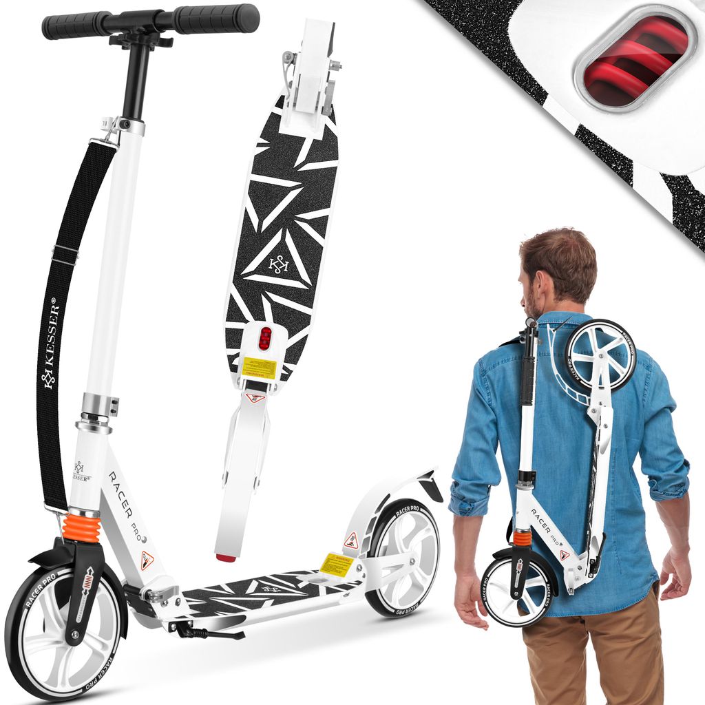 KESSER® Cityroller Scooter 205mm Räder PolyurethanBig Wheel Produktbild 