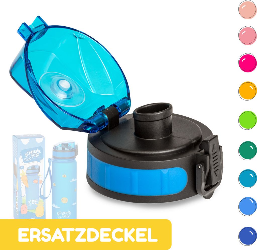 Schmatzfatz Trinkflasche Ersatzdeckel, Sport-Trinkflasche Deckel, Auslaufsicherer Deckel Ersatz für Trinkflasche, BPA-Freier Trinkflaschen Deckel,...