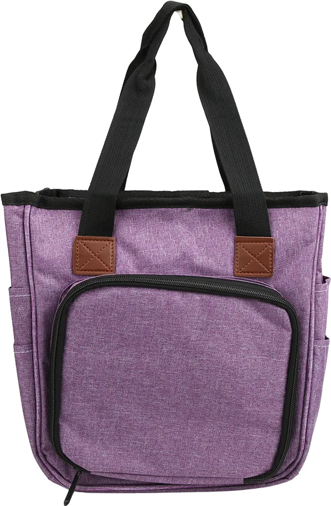 Sac de voyage pour tricot et crochet portable en tissu Oxford robuste