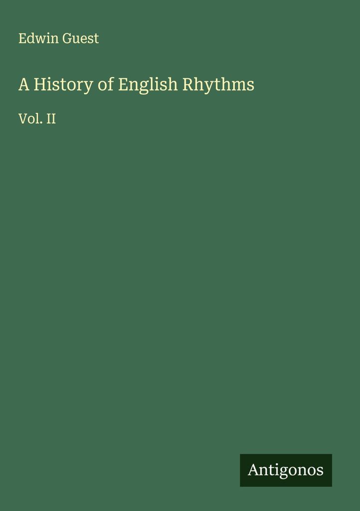 Eine Geschichte der englischen Rhythmen
