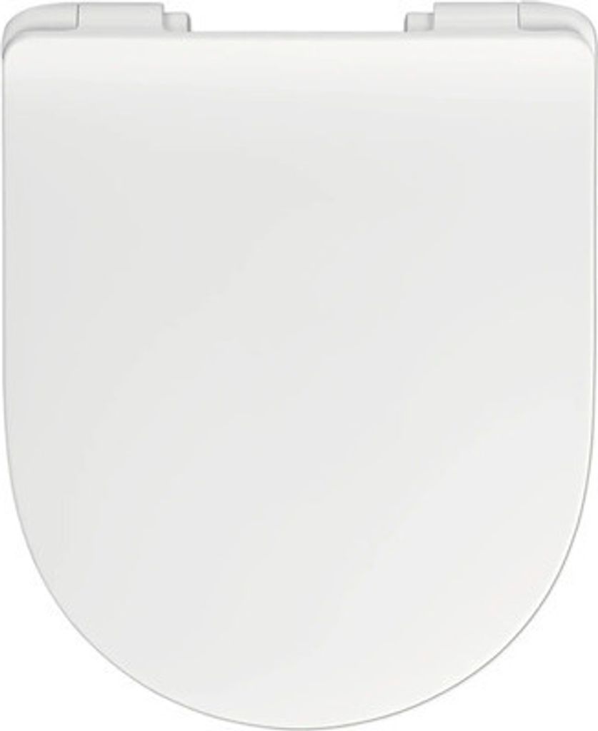 REIKA WC-Sitz ABE weiß mit Absenkautomatik und Quick&Clean Slimeline D-Form für Duravit ME by Starck, Laufen Pro,Villeroy & Boch O.novo, VitrA S50