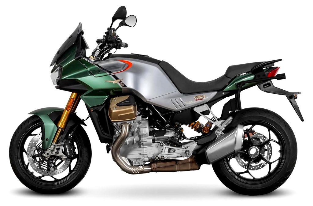 3P System für Moto Guzzi V100 MANDELLO, Schwarz