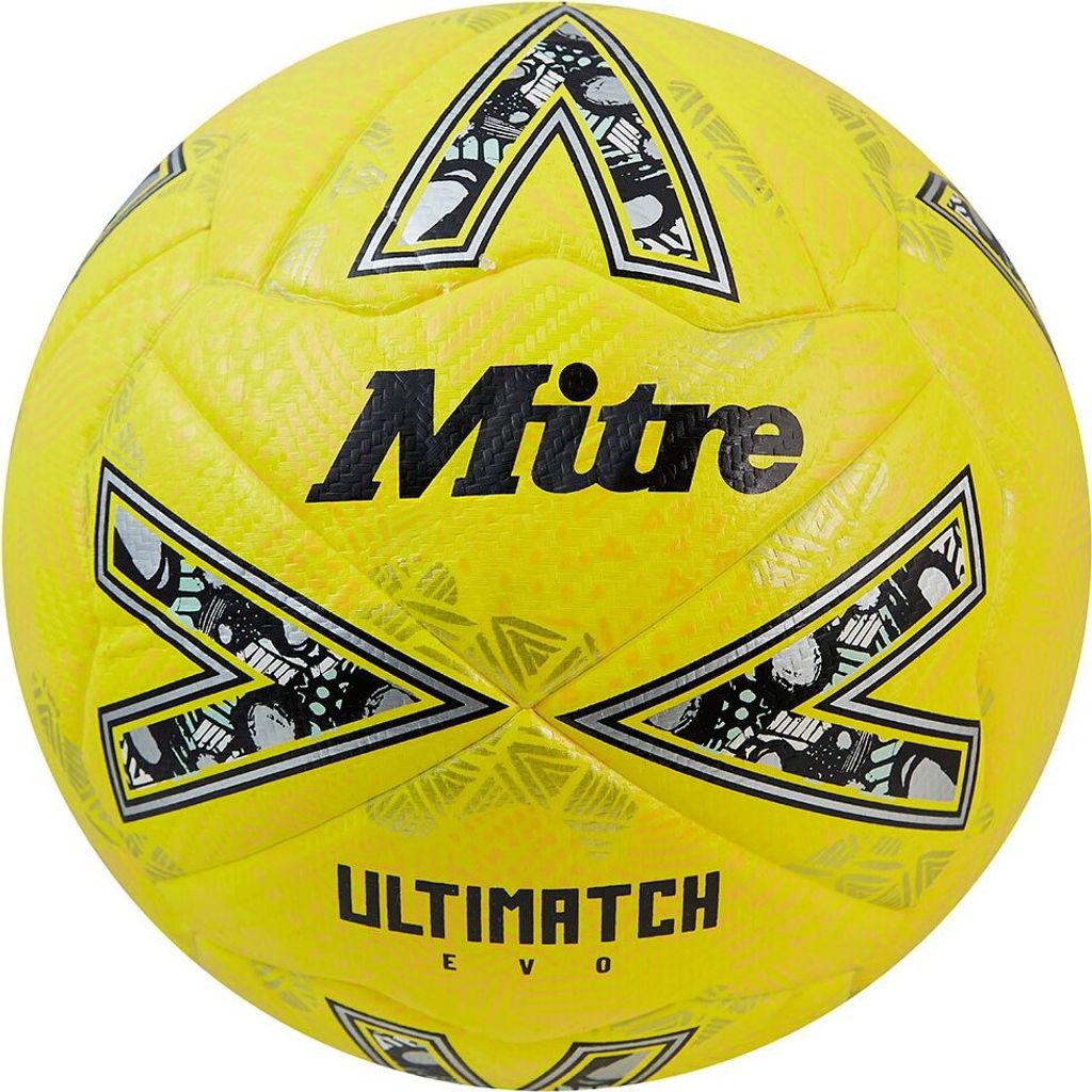 Mitre Ultimach Evo Fußball Gelb 5 Gelb 5