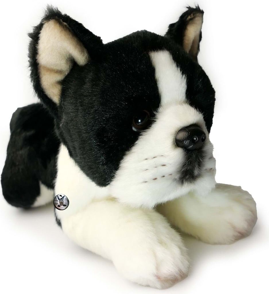 Boston Terrier Bulldogge Kuscheltier Hund Plüschhund Plüschtier ROWDY
