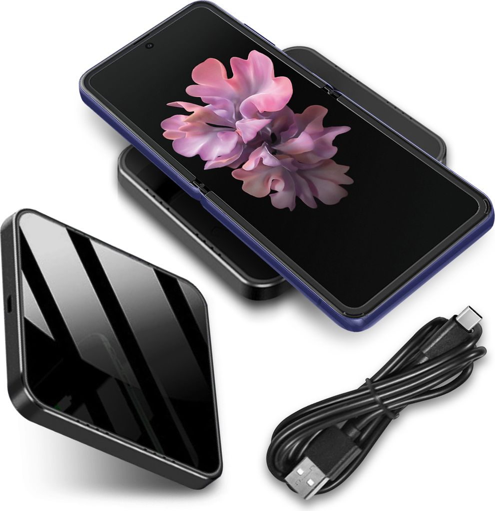 für Qi Wireless 15W Ladegerät für Samsung Galaxy Z Flip Fold 7 / FE 6 Ladegerät