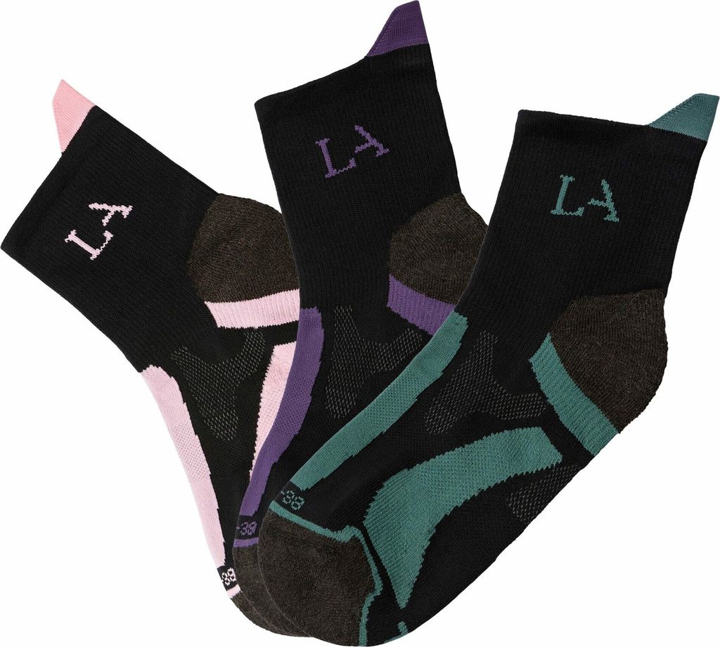 LASCANA ACTIVE Wandersocken Damen Kurzsocken für Laufen Produktbild 