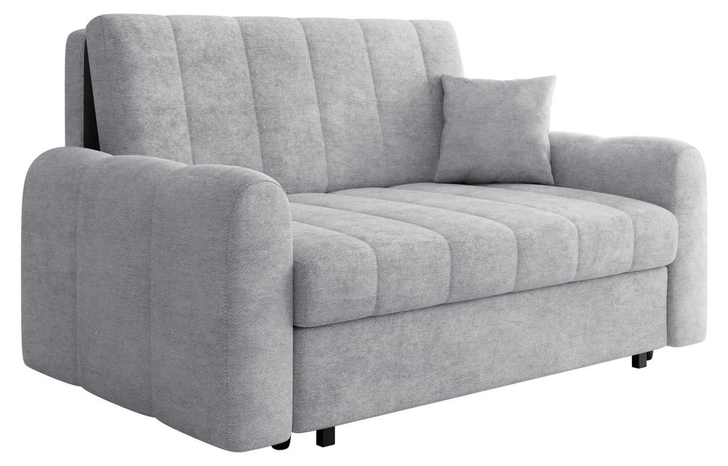 MIRJAN24 Schlafsofa Viva Moon III, Stilvoll Polstersofa vom Hersteller, Couch mit Schlaffunktion und Bettkasten, Wohnzimmer (Farbe: Lumo 65)