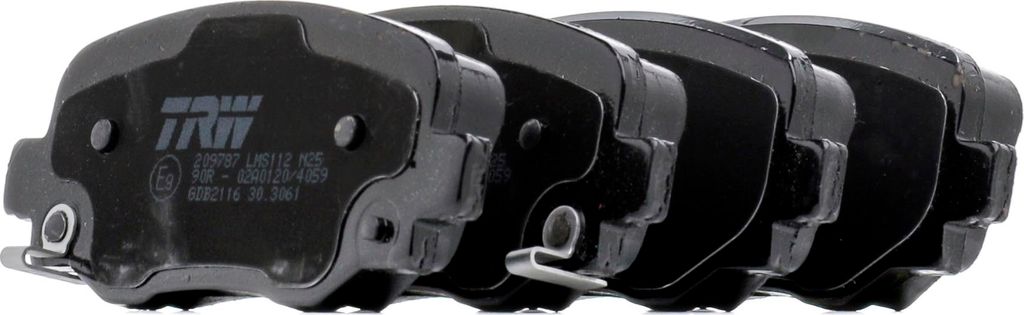 TRW Bremsbeläge Satz Hinten für JEEP Compass (MP, M6) Produktbild 