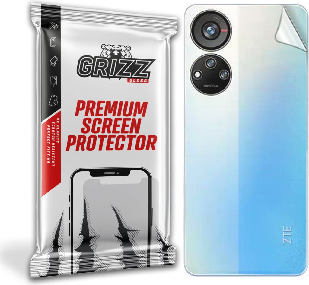 Folie für die Rückseite GrizzGlass SatinSkin für ZTE Axon 40 SE