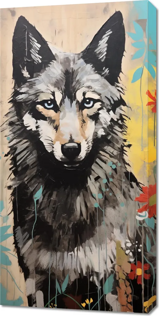 Quadro su Tela 50x100 cm Lupa - Stampa Alta Definizione Decor Casa