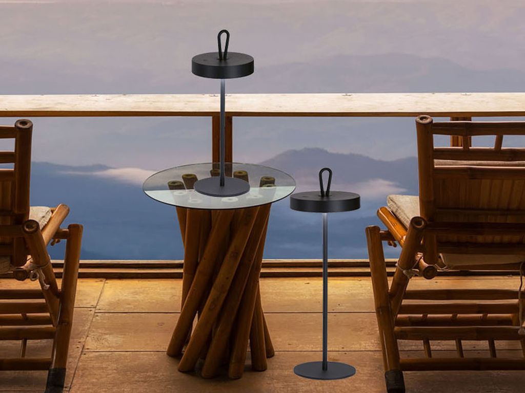 2er SET USB Tischlampen verstellbar für Outdoor & innen mit Akku ohne Stromkabel