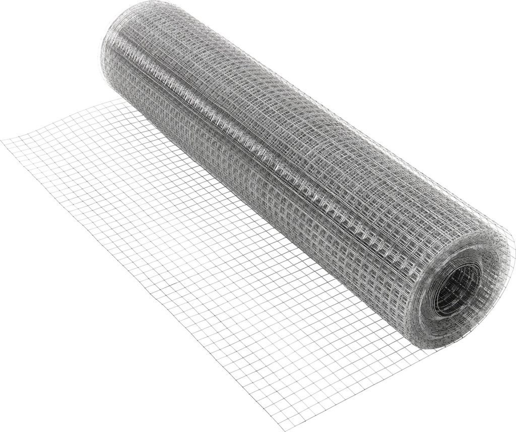 ECD Germany Volierendraht Drahtgitter Silber 12x12mm Produktbild 