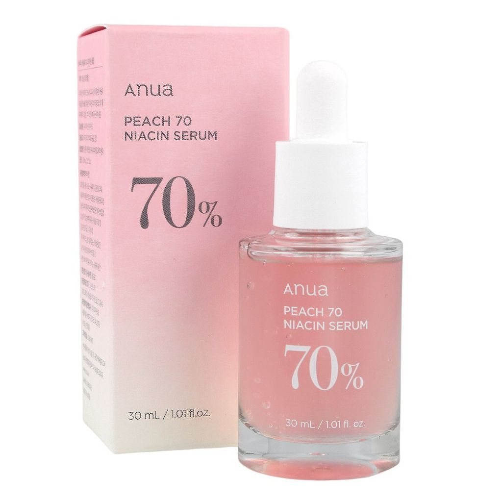 ANUA - Peach 70% Niacinamide serum, 30ml - rozświetlające Zdjęcie produktu 