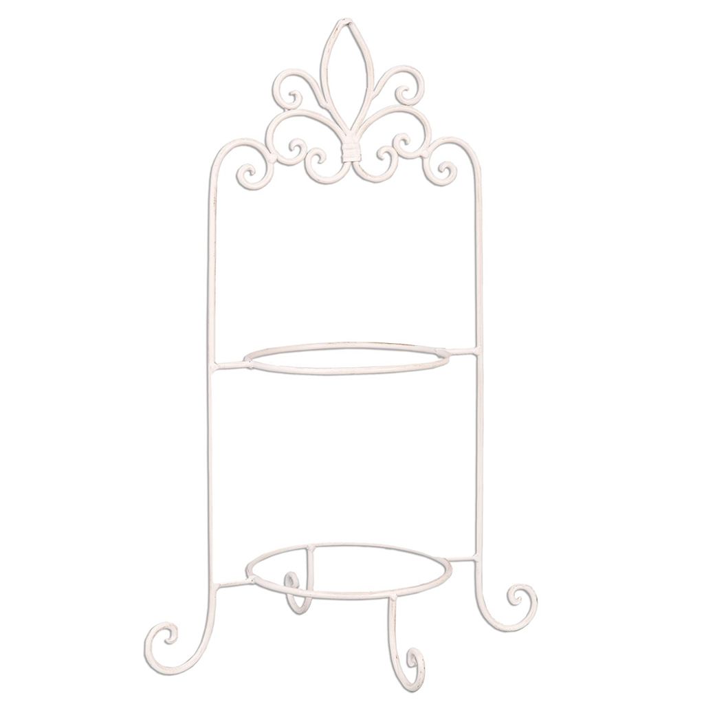 Clayre & Eef Etagere für 2 Teller W4Y0226W 38*30*57 cm - Produktbild 